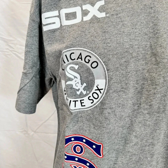 Mitchell & Ness City Collection SS Tee Chicago White Sox Gray Heather Size Large - Picture 6 of 12